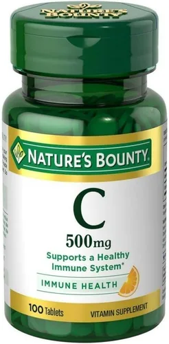 Vista 7 de Suplemento Nature's Bounty, tabletas con 0.017 oz de vitamina C pura, 1474, 1, 1