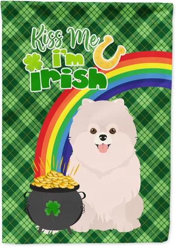 Vista 166 de Caroline's Treasures WDK4731GF - Bandera decorativa para jardín del día de San Patricio, color negro y tostado, Airedale Terrier, para jardín