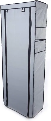 Vista 5 de Ochine Zapatero de 10 niveles, organizador de almacenamiento de tela no tejida, zapatero portátil, de una sola fila, estante para zapatos, torre