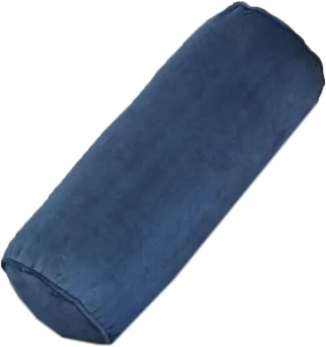 Vista 2 de Tingting's Dream Almohada larga de terciopelo liso para sofá, almohada cilíndrica para el cuello, almohada cervical redonda, cojín lumbar
