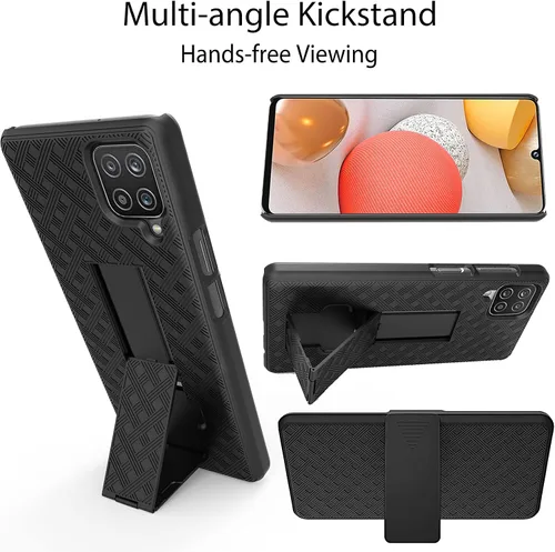Vista 3 de Ailiber Funda para Samsung Galaxy A42 5G, funda protectora de pantalla