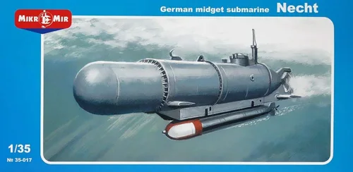 Vista 7 de Plástico Modelo Building Kit minisubmarino en alemán "necht" 1/35 Micro Mir 35 – 017
