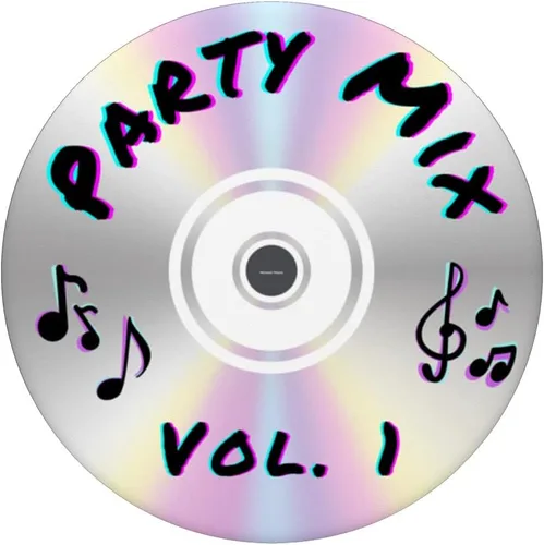 Vista 3 de Party Mix Vol 1 Disco compacto CD Retro 90s PopSockets intercambiables PopGrip