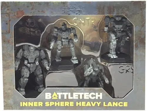 Vista 2 de Catalyst Game Labs BattleTech Mini Force Pack: Inner Sphere Heavy Lance, gris