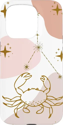 Vista 14 de Cancer Celestial Zodiac Sign Constellation Pastel Aesthetic Case for iPhone 17