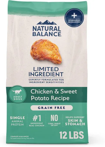 Vista 11 de Natural Balance Dieta de ingredientes limitados de pollo y batata Alimento seco para perros sin granos para adultos 4 libras Bolsa