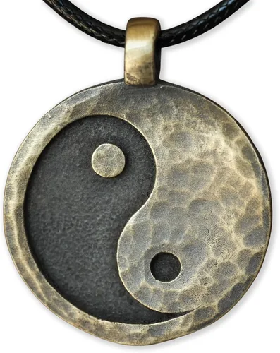 Vista 53 de Collar Yin Yang para hombre, joyería colgante de alta calidad de aspecto antiguo, regalos de Yin Yang, joyería vikinga para hombres