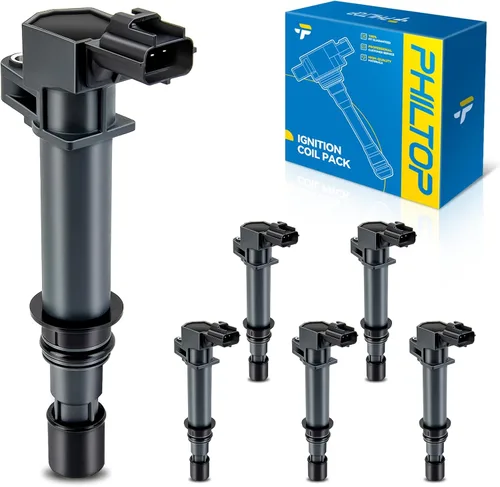 Vista 23 de PHILTOP Paquete de Bobina de Encendido para Tundra Sequoia 4Runner GX470 LS430 SC430 Land Cruiser LX470 GS430, Paquete de Bobina de Encendido UF230
