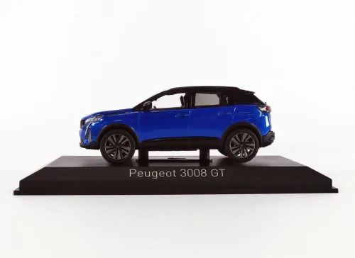 Vista 2 de Norev NV473919 1:43 Peugeot 3008 GT Black Pack 2021 - Modelo coleccionable azul Vertigo, Multi