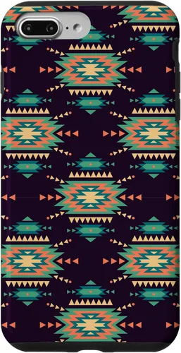 Vista 12 de Unique Western Black Turquoise Navajo Aztec Pattern Case for iPhone 17