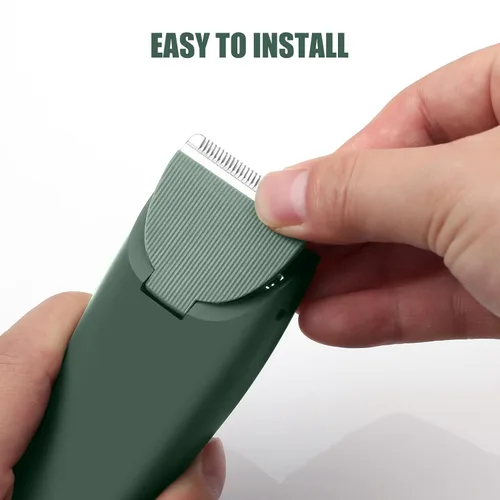 Vista 2 de Paquete de 3 cuchillas para recortadora de cabello Meridian, cuchillas de repuesto de cerámica higiénicas compatibles con Meridian Body Trimmer
