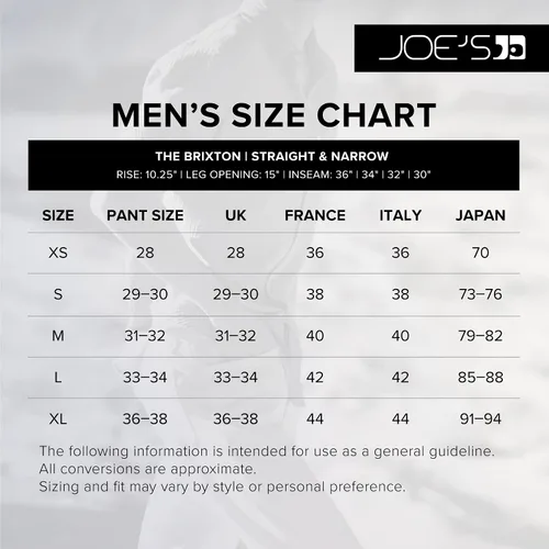 Vista 5 de Joe's Jeans Brixton de pierna recta y estrecha para hombre