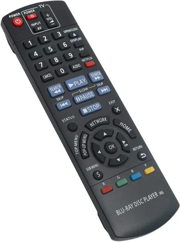 Vista 3 de New IR6 Replaced Remote fit for Panasonic Blu-Ray Disc Player N2QAYB000575 DMP-BD75 DMP-BD755 DMP-BD755P DMP-BD75P DMP-BD75PC DMP-MST60 DMP-MS10