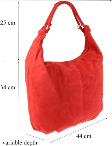 Vista 4 de Hobo - Bolso de hombro de gamuza italiana