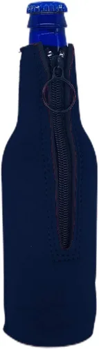 Vista 26 de Botella de cerveza de neopreno en blanco Coolie (1, negro)