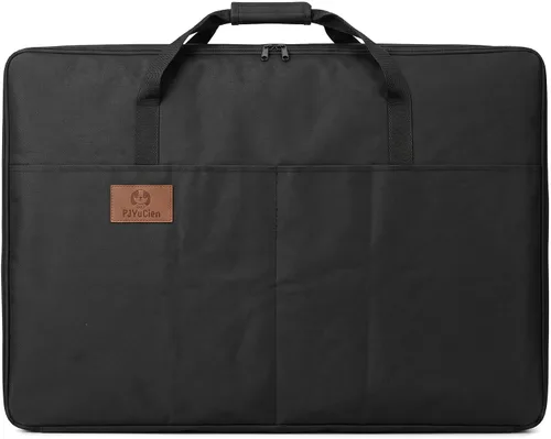 Vista 24 de PJYuCien Bolsa de Almacenamiento para Corralito de Perros, Adecuada para Corralito Plegable de Ejercicio para Mascotas de 61x61 cm, Valla