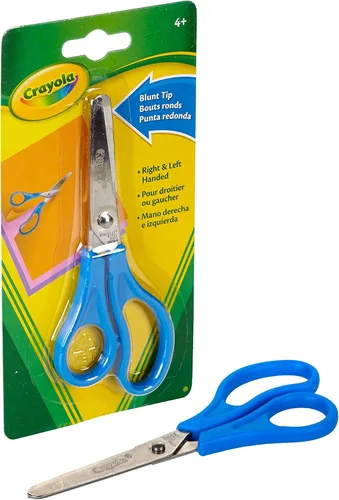 Vista 2 de Crayola Tijeras (paquete individual), tijeras de punta roma de 7 pulgadas para niños, suministros de regreso a la escuela, artes y manualidades