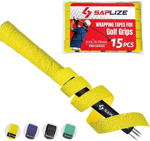 Vista 27 de SAPLIZE Cintas de Envolvimiento para Grip de Golf, Paquete de 3 o 15 Cintas de Sobregrip de PU Adhesivas, Nueva Solución de Regripping para Grips
