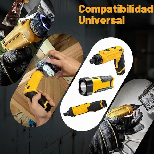 Vista 7 de Shentec Batería de 1500mAh 8V compatible con DEWALT DCB080