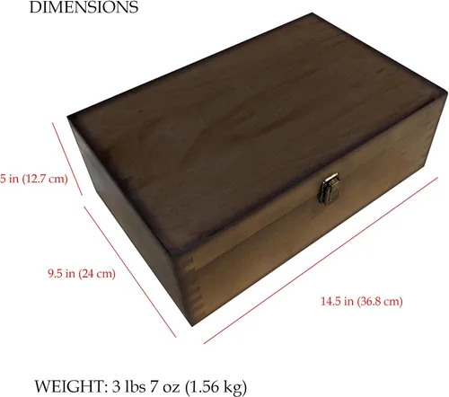 Vista 7 de Caja de recuerdos de madera para mascotas, caja de memoria grande para recuerdos, caja de almacenamiento decorativa para recuerdos, joyas y fotos