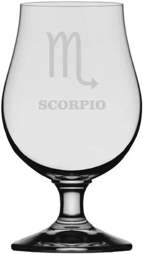 Vista 2 de Símbolo del zodiaco grabado multiusos 12.75oz Copa de vino Géminis