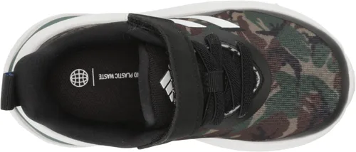 Vista 5 de adidas Tenis de correr unisex Fortarun-2022 para niños, Core NegroNube BlancoGris Seis