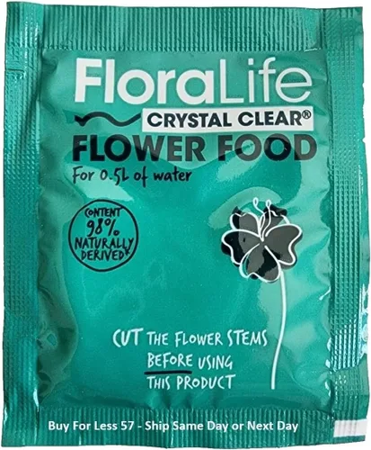 Vista 3 de Cut Flower Food floralife Crystal Clear 200 en polvo paquetes 2,2 lb