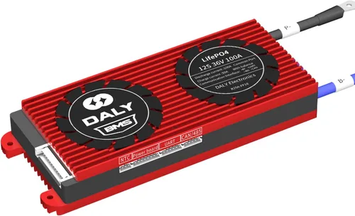 Vista 30 de DALY Programable Smart BMS Lifepo4 12S 36V 30A LiFePO4 Tablero de protección de batería con cables de equilibrio Comunicación UART para convertidor