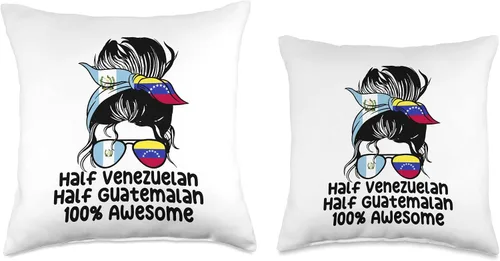 Vista 3 de Almohada de mitad venezolana mitad guatemalteca Venezuela Guatemala Mix