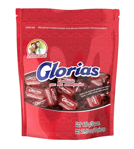 Vista 7 de Glorias Pecan 1.06 oz Family Display pack w/20 piezas Las Sevillanas