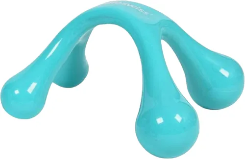 Vista 12 de BioSwiss Paquete de 2 masajeadores portátiles de cuerpo completo, herramienta de punto de presión de 4 piernas para espalda, cuello y hombro