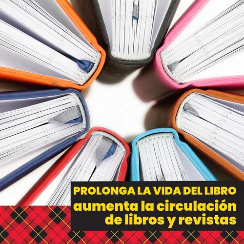 Vista 5 de Scotch Cinta adhesiva para libros 845, Transparente