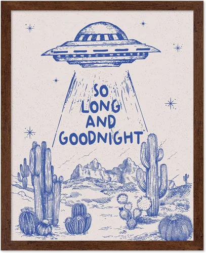 Vista 32 de Poster Master Póster de You've Yeed Your Last Haw, estampado retro de vaquero azul, arte occidental, arte moderno, arte del salvaje oeste, regalo