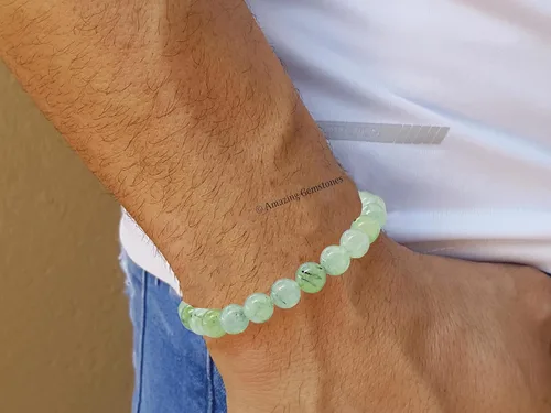 Vista 95 de Amazing Gemstone Crystal Bracelet for Women Men's Gifts - Protection Healing Crystal Bracelet - 8mm Gemstone Beaded Stretchable Bracelet Pulseras