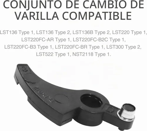 Vista 3 de 2 paquetes de piezas de repuesto para cortacésped Black & Decker 90567077 Nst2188