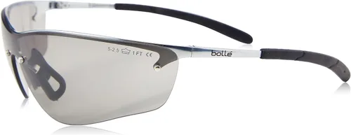 Vista 2 de Bolle Silium - Lentes de seguridad ahumados de silicona con marco de metal