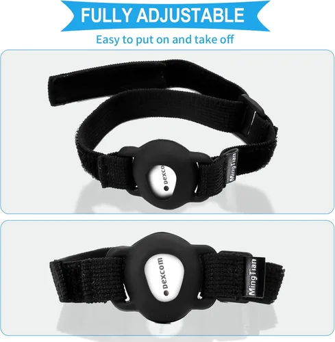 Vista 3 de Brazalete para Dexcom G7, sistema de monitor continuo de glucosa CGM, cubierta de sensor transmisor, banda flexible ajustable de 8 a 19 pulgadas