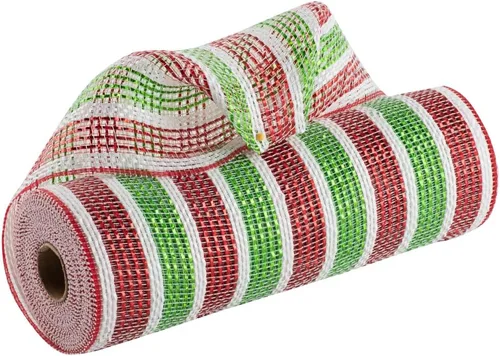 Vista 12 de Decoración de malla decorativa verde manzana, 10 x 10 yardas, primavera, coronas, envoltura de regalos, lazos, guirnaldas, adornos para el árbol