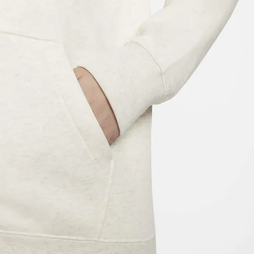 Vista 6 de Nike Sportswear Club Fleece - Sudadera con capucha para mujer, Avena jaspeadoblanco