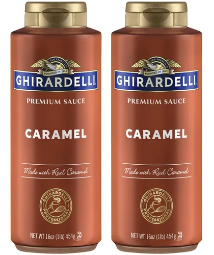 Vista 14 de Salsa sabor caramelo de Ghirardelli de 17 onzas
