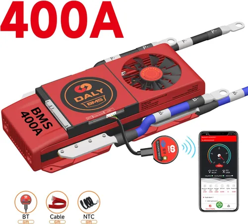 Vista 82 de DALY BMS 72V Li-ion 20S 30A Tablero de protección con cable de equilibrio de puerto común para panel solar autoconstruido, sistema de suministro