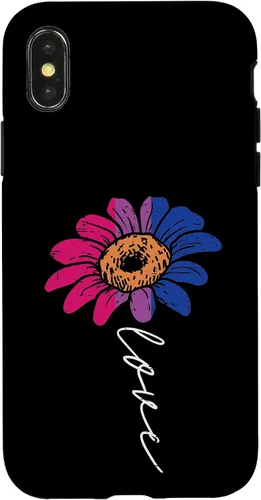 Vista 5 de Funda para iPhone 16 Love Sunflower Floral LGBTQ Bisexual Flag Gay Pride Ally Bi