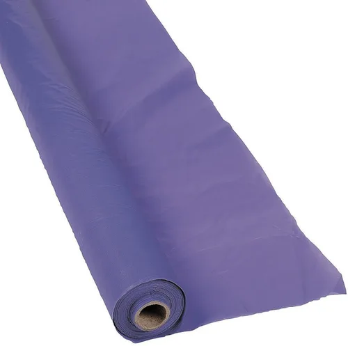 Vista 6 de Fun Express Rollo de plástico para cubierta de mesa de 40 x 100 pies, color negro