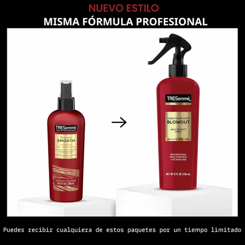 Vista 3 de TRESemmé Expert Selection Spray de protección contra el calor, queratina suave, 8 onzas