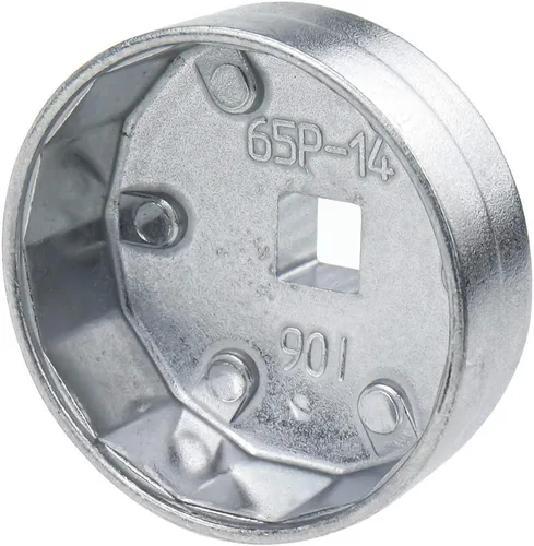 Vista 3 de Oil Filter Cap Wrench 65mm Inner Dia Aluminum Alloy 14 Flute Wrench