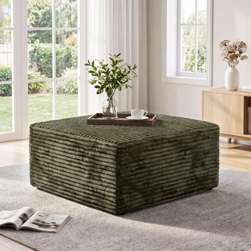 Vista 17 de Sofá modular en forma de L para sala de estar, sofá modular sin huesos con diván, sofá de pana con asiento profundo, no requiere montaje, negro