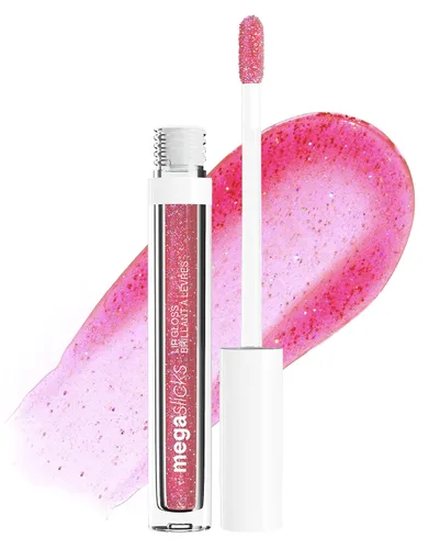 Vista 12 de Wet n Wild MegaSlicks Brillo labial, ultrabrillante, enriquecido con vitamina E, ultrabrillo de alta luminosidad hidratante, sin pruebas en animales