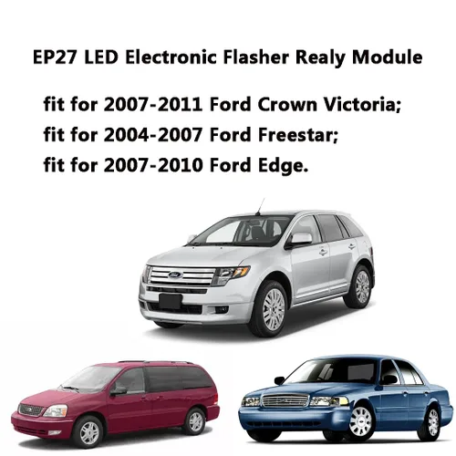 Vista 4 de Relé intermitente LED EP27 de 5 pines para Ford Explorer 1995-2010 Expedición 2003-2011 Excursión 2000-2005 Señal de giro electrónica LED