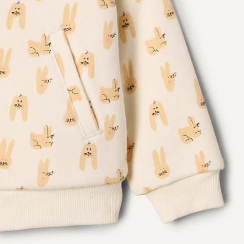 Vista 3 de Tienda Essentials x Sofia Grainge - Sudadera unisex con capucha y cremallera para niños pequeños y bebés