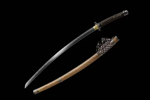 Vista 6 de 41 Inch Sword Damascus Steel Real Tachi Japanese Saber Samurai Katana